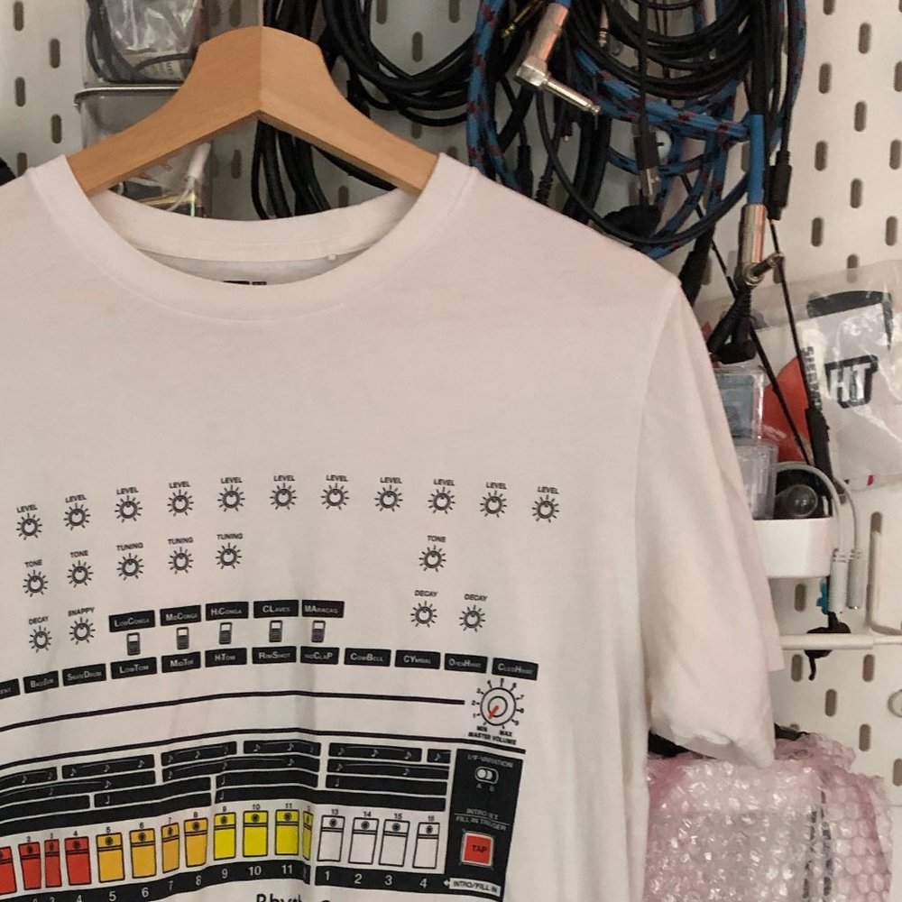 Uniqlo x Roland TR-808 limited edition shirt